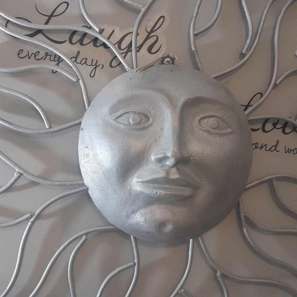 Cast iron Aztec sun